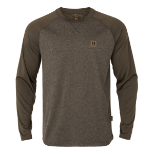 Koszulka Harkila Kodiak Clever Wool L/S 10803 Dark hunting green
