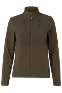 Damski softshell Harkila Scandinavian 11244 Willow green/Shadow brown