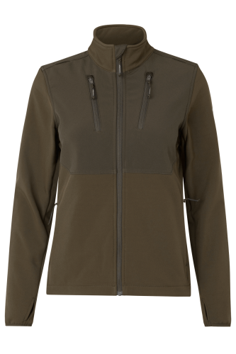 Damski softshell Harkila Scandinavian 11244 Willow green/Shadow brown