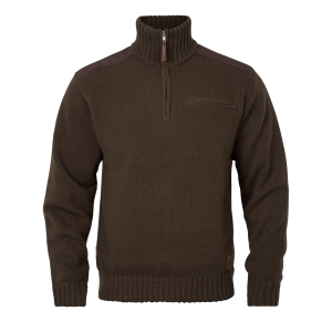 Sweter Harkila Annaboda WSP Half Zip 10889 Demitasse Brown