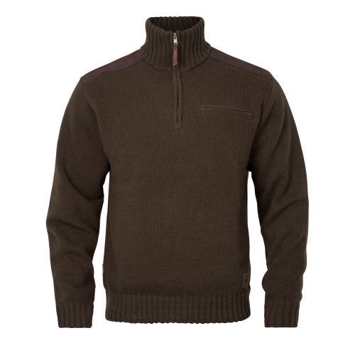 Sweter Harkila Annaboda WSP Half Zip 10889 Demitasse Brown