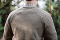 Sweter Harkila Vincent Merino V-Neck 10609 Dark Sand