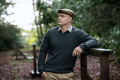 Sweter Harkila Vincent Merino V-Neck 10609 Dark Navy