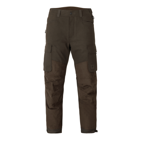 Spodnie Harkila Kodiak Clever Woll HSP 11143 Dark hunting green/Shadow brown