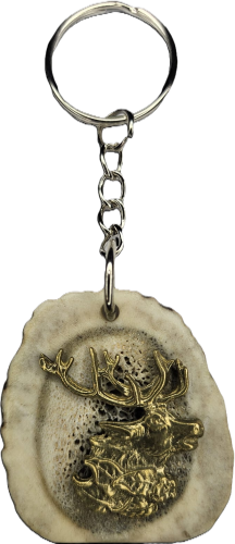 Brelok z poroża Hunting Accesory Jeleń byk B0014
