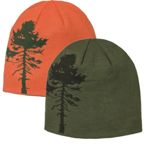 Dwustronna czapka Pinewood® Tree 9124 Pomarańczowa/Zielona