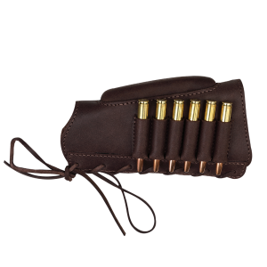 Skórzana ładownica 2WOLFS z baką LION Kula lewa