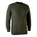 Sweter myśliwski Deerhunter Kingston O-neck 8348 Green Melange