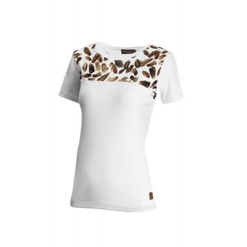 Damska bluzka Taurus White Bird 034 biała