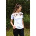 Damska bluzka Taurus White Bird 034 biała
