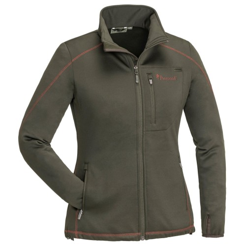 Damska bluza Pinewood Frazer 3775 zamszowy brąz/ciemno miedziana