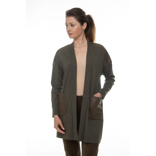 Damski sweter myśliwski Taurus Skin 144 Zielony