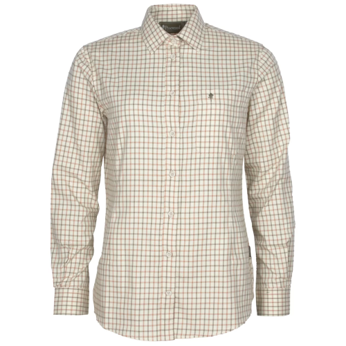 Damska koszula myśliwska Pinewood Nydala Grouse 3533 Offwhite / Green