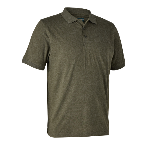 Koszulka myśliwska polo Deerhunter Gunnar 8794 Adventure Green Melange