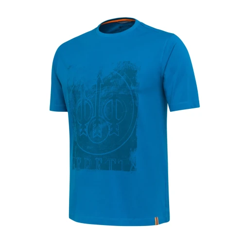 T-shirt strzelecki Beretta Logo TS871  Turkish Tile