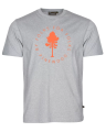 T-Shirt koszulka Pinewood Tree 5517 Light grey melange