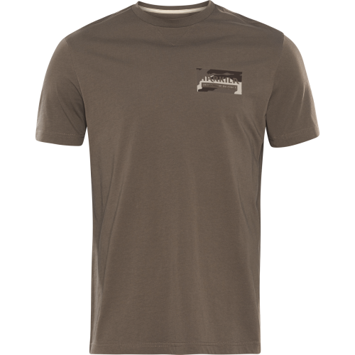 Koszulka T-Shirt myśliwski Harkila Core Brown Granite