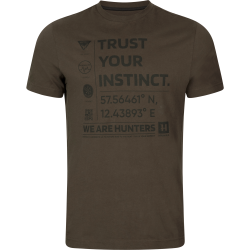 Koszulka T-Shirt Harkila Instinct Shadow Brown