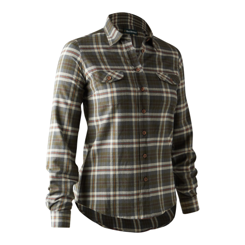 Damska koszula myśliwska Deerhunter Lady Ruby 8441 Yellow Check