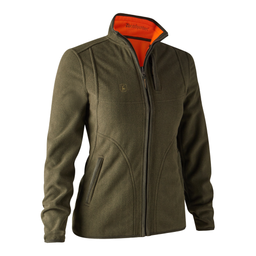 Myśliwska damska kurtka polarowa dwustronna Deerhunter Lady Pam 5708 Orange