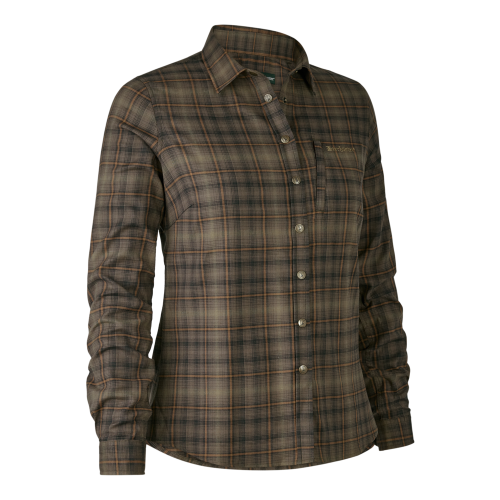 Damska koszula myśliwska Deerhunter Emery 8072 Green Check