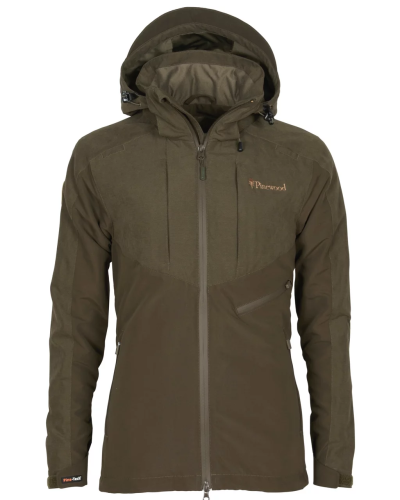 Damska kurtka Pinewood Furudal Caribou Hunt Extreme 3984 Sude Brown / Dark Olive