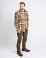 Koszula myśliwska Pinewood Lappland Rough Flannel 5487 Green/Orange