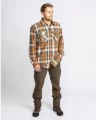 Koszula myśliwska Pinewood Lappland Rough Flannel 5487 Green/Orange