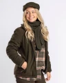 Damska bluza myśliwska Pinewood Harriette 3064 Green/Suede Brown
