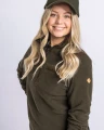 Damska bluza myśliwska Pinewood Smaland Hunters Half Zip 3714 Hunting Brown