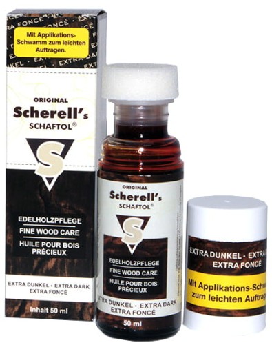 Olej do kolb Ballistol Scherell's Schaftol Ciemny Brąz 50ml