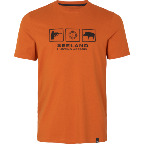 T-Shirt myśliwski Seeland Lanner Gold Flame