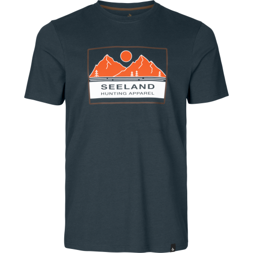 T-Shirt koszulka myśliwska Seeland Kestrel Dark navy