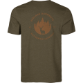 T-Shirt koszulka myśliwska Seeland Pine green melange