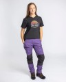Damski T-Shirt Pinewood Finnveden Recycled Outdoor 3449 Dark Anthracite Melange