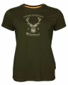 Damski T-Shirt Pinewood Red Deer 3442 Green