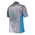 Koszulka strzelecka polo Beretta Rush Scratch MT431 Black &amp; Blue Excell