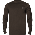 T-Shirt myśliwski Harkila Base All Season L/S Shadow Brown