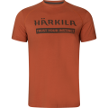 T-Shirt myśliwski Harkila Logo S/S Arabian Spice