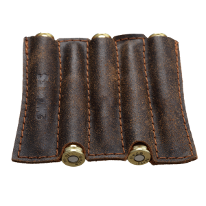 Skórzana Ładownica 2WOLFS Jackal Brązowa